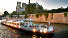 Croisière au coucher de soleil devant Notre-Dame de Paris