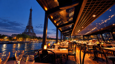 Cena crucero de Nochevieja por el Sena en París